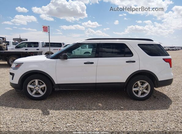 1FM5K8B82JGC77528 2018 FORD EXPLORER White Vista interior de 360 grados