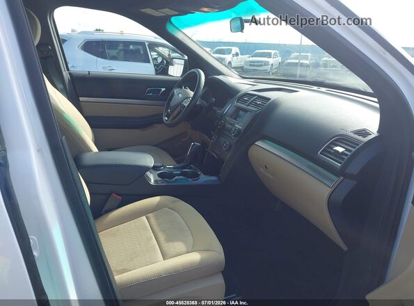 1FM5K8B83GGC51822 2016 FORD EXPLORER Белый Вид салона спереди