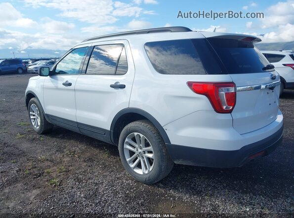 1FM5K8B83GGC51822 2016 FORD EXPLORER Белый Задняя левая четверть
