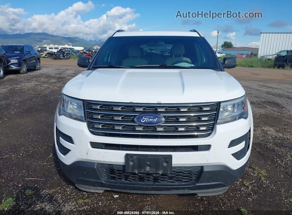 1FM5K8B83GGC51822 2016 FORD EXPLORER Белый Панорамный вид салона 360°