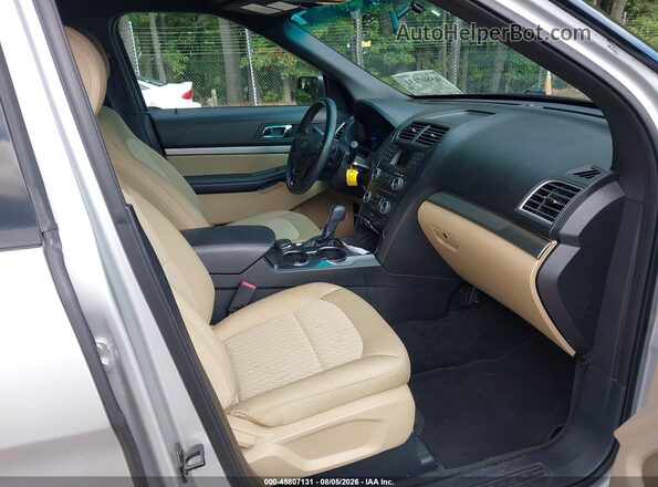 1FM5K8B83GGD17785 2016 FORD EXPLORER Silver Սալոնի դիմացի տեսք