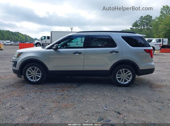 1FM5K8B83GGD17785 2016 FORD EXPLORER Silver Սալոնի 360 աստիճան տեսք