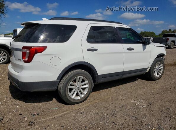 1FM5K8B83HGA91944 2017 FORD EXPLORER White Հետևի աջ