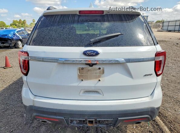 1FM5K8B83HGA91944 2017 FORD EXPLORER White Հետևի տեսք