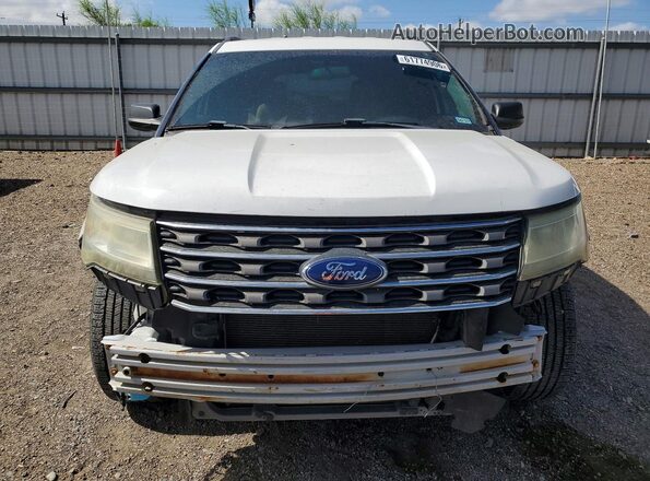 1FM5K8B83HGA91944 2017 FORD EXPLORER White Դիմացի տեսք