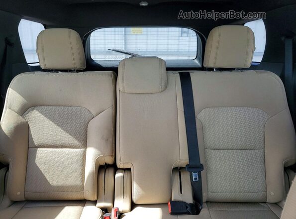1FM5K8B83HGA91944 2017 FORD EXPLORER White Հետևի նստատեղերի տեսք