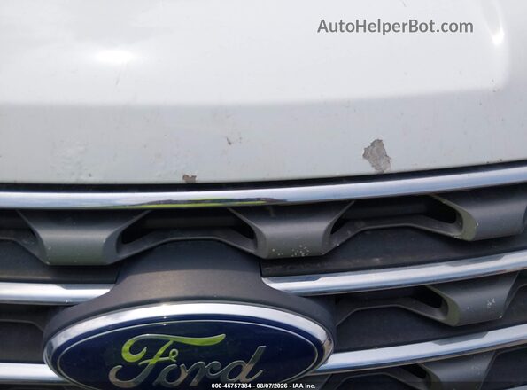 1FM5K8B83HGD72223 2017 FORD EXPLORER White Vista frontal