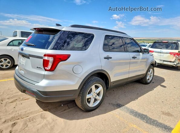 1FM5K8B83JGB95307 2018 FORD EXPLORER Silver უკანა მარჯვენა