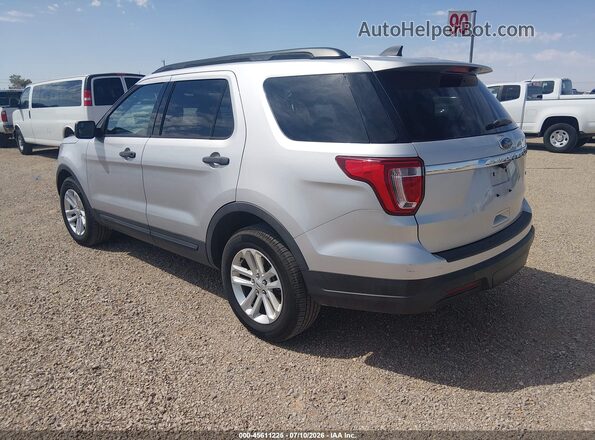 1FM5K8B83JGC45171 2018 FORD EXPLORER Gray Trasero izquierdo