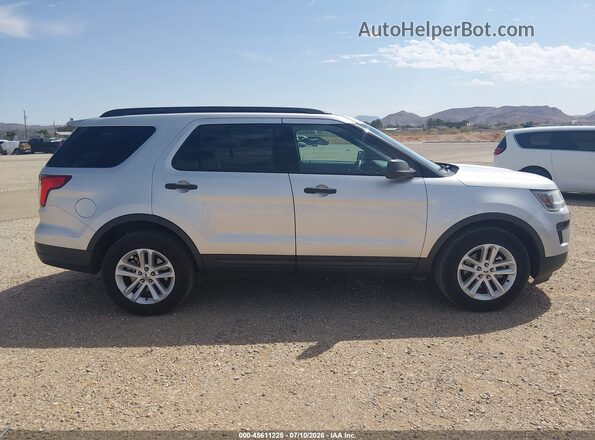 1FM5K8B83JGC45171 2018 FORD EXPLORER Gray Vista interior trasera