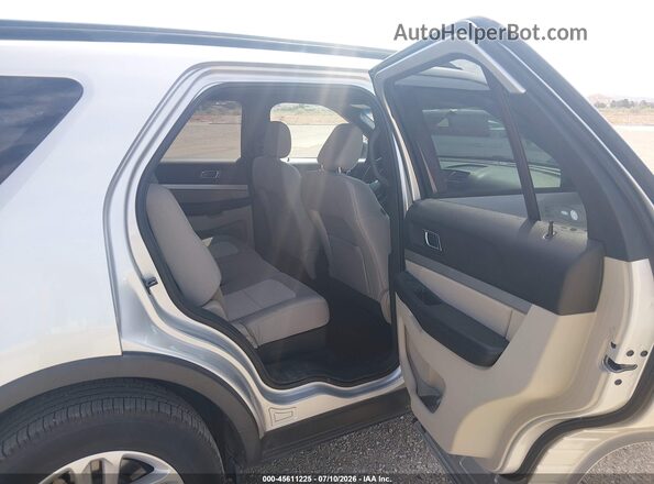 1FM5K8B83JGC45171 2018 FORD EXPLORER Gray Vista de la etiqueta del VIN