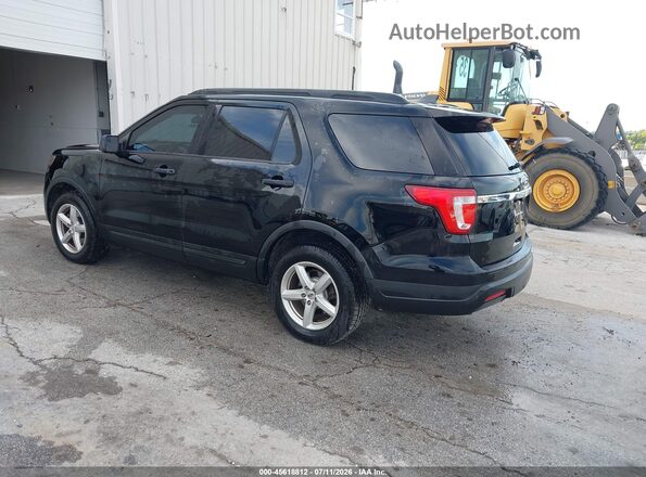 1FM5K8B83JGC45333 2018 FORD EXPLORER Черный Задняя левая четверть