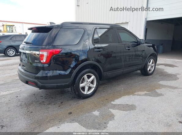1FM5K8B83JGC45333 2018 FORD EXPLORER Черный Задняя правая четверть