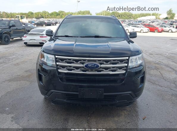 1FM5K8B83JGC45333 2018 FORD EXPLORER Черный Вид щитка приборов