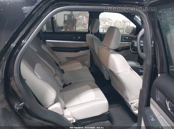 1FM5K8B83JGC45560 2018 FORD EXPLORER Black Vista de la etiqueta del VIN