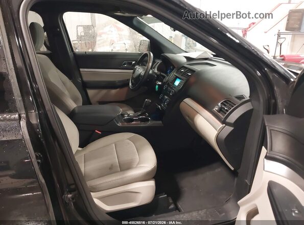 1FM5K8B83JGC45560 2018 FORD EXPLORER Black Vista interior delantera