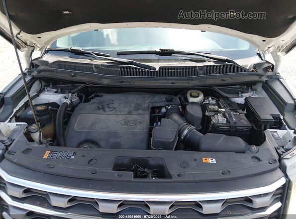1FM5K8B84GGD32523 2016 FORD EXPLORER Белый Вид сзади