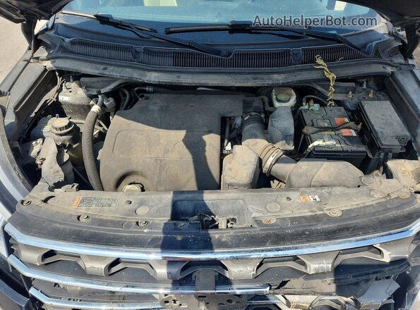 1FM5K8B84HGC13937 2017 FORD EXPLORER Black Engine compartment view