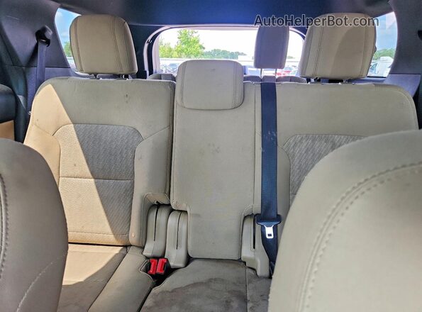1FM5K8B84HGC13937 2017 FORD EXPLORER Black Rear seats view