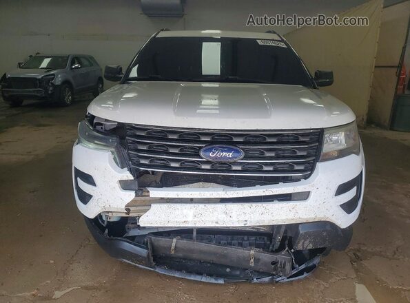 1FM5K8B84HGC41513 2017 FORD EXPLORER White წინა ხედი