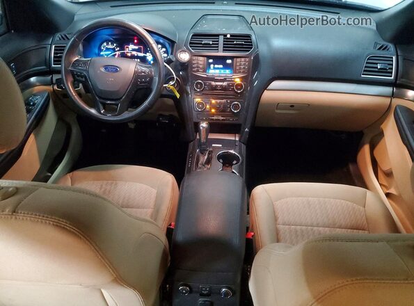 1FM5K8B84HGC41513 2017 FORD EXPLORER White წინა პანელის ხედი