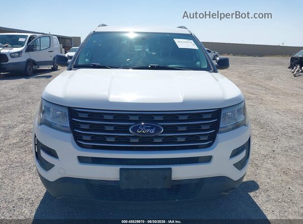 1FM5K8B84HGD18610 2017 FORD EXPLORER White Դիմացի տեսք
