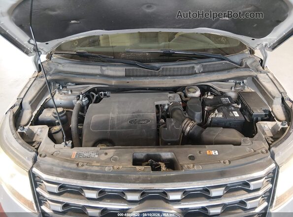 1FM5K8B84HGD23001 2017 FORD EXPLORER Серебряный Вид сзади