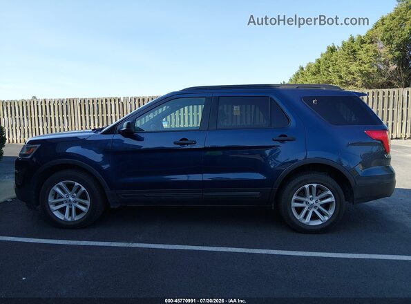 1FM5K8B84HGD72229 2017 FORD EXPLORER Blue 