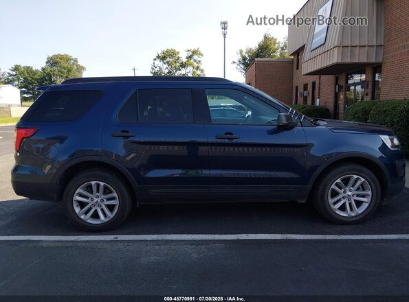1FM5K8B84HGD72229 2017 FORD EXPLORER Blue 