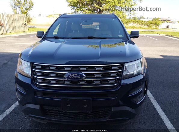 1FM5K8B84HGD72229 2017 FORD EXPLORER Blue 