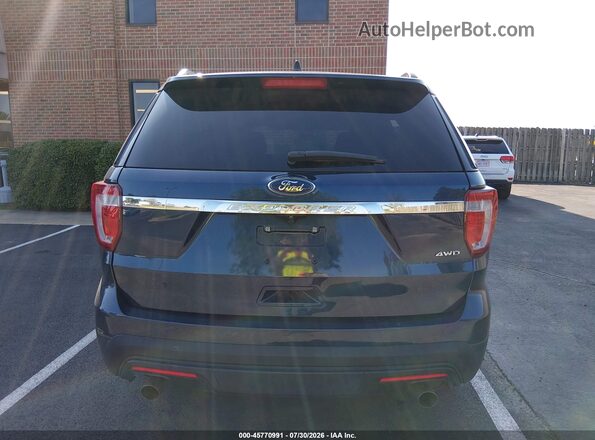1FM5K8B84HGD72229 2017 FORD EXPLORER Blue 