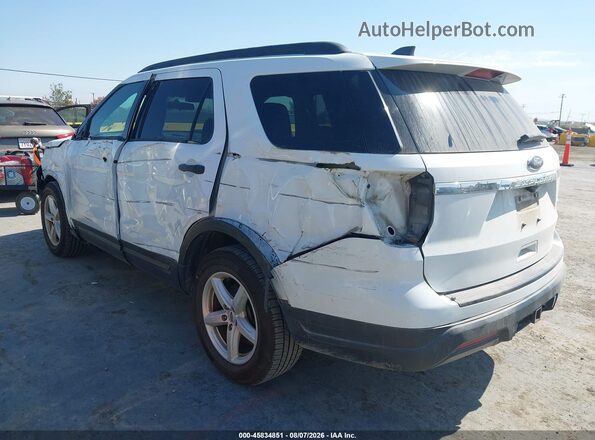 1FM5K8B84JGC00806 2018 FORD EXPLORER Белый Задняя левая четверть