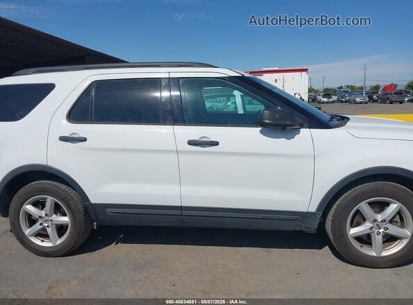 1FM5K8B84JGC00806 2018 FORD EXPLORER Белый Вид задней части салона
