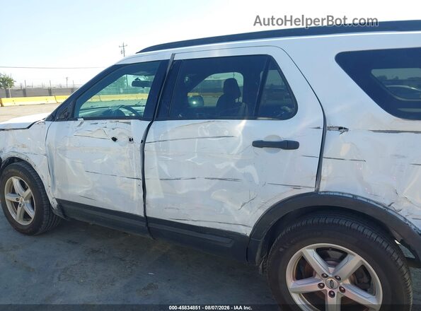 1FM5K8B84JGC00806 2018 FORD EXPLORER Белый Панорамный вид салона 360°