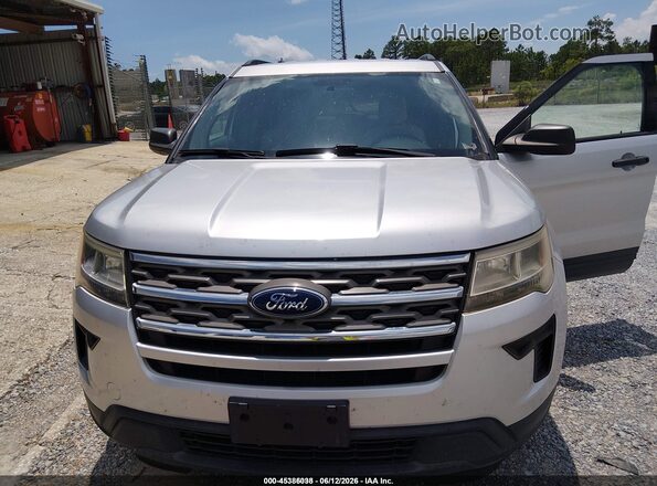 1FM5K8B84JGC45440 2018 FORD EXPLORER Silver Vista frontal
