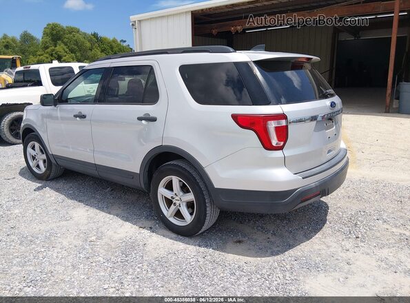 1FM5K8B84JGC45440 2018 FORD EXPLORER Silver Trasero izquierdo