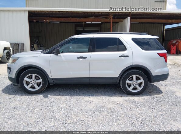 1FM5K8B84JGC45440 2018 FORD EXPLORER Silver Vista interior de 360 grados