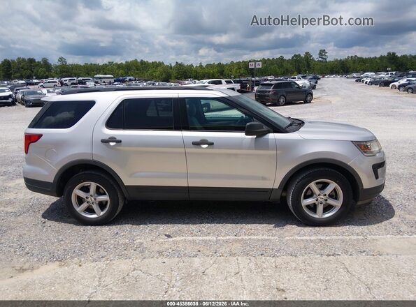 1FM5K8B84JGC45440 2018 FORD EXPLORER Silver Vista interior trasera