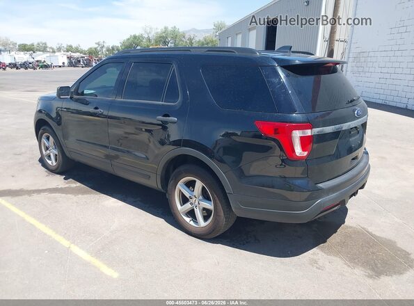 1FM5K8B84JGC45499 2018 FORD EXPLORER Black Задня ліва чверть