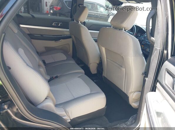 1FM5K8B84JGC45499 2018 FORD EXPLORER Black Вид наклейки з VIN-кодом
