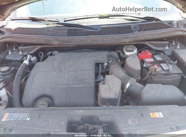 1FM5K8B85GGC94977 2016 FORD EXPLORER Черный Вид сзади