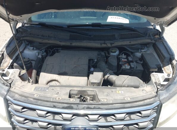 1FM5K8B85HGC91921 2017 FORD EXPLORER White Вид ззаду