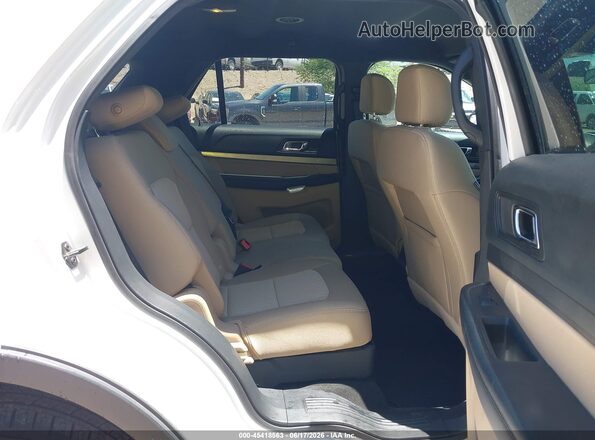 1FM5K8B85HGC91921 2017 FORD EXPLORER White Вид наклейки з VIN-кодом