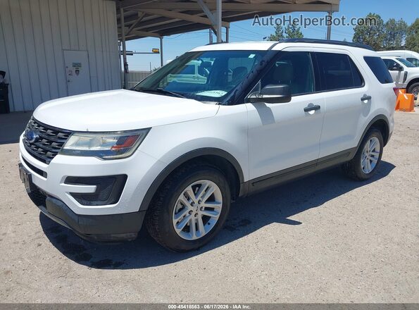 1FM5K8B85HGC91921 2017 FORD EXPLORER White Передня ліва чверть