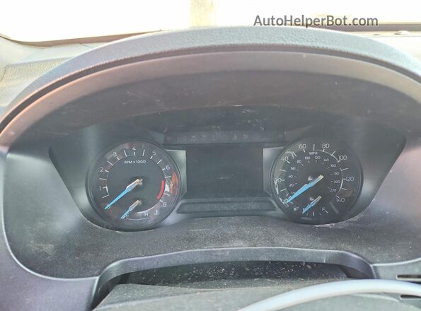 1FM5K8B85HGD07132 2017 FORD EXPLORER Черный Вид щитка приборов