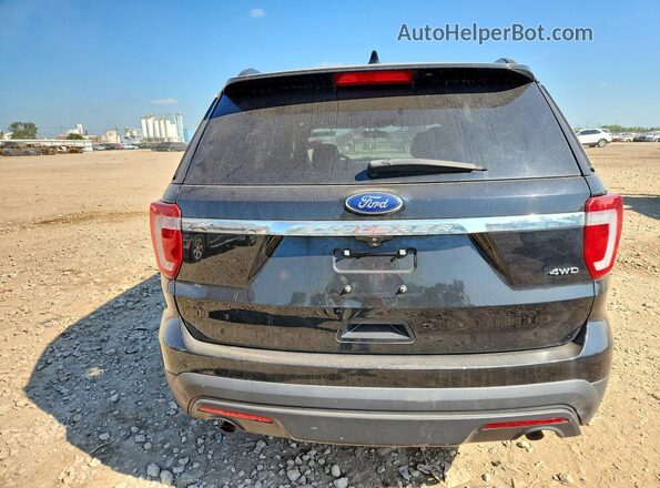 1FM5K8B85HGD07132 2017 FORD EXPLORER Черный Вид сзади