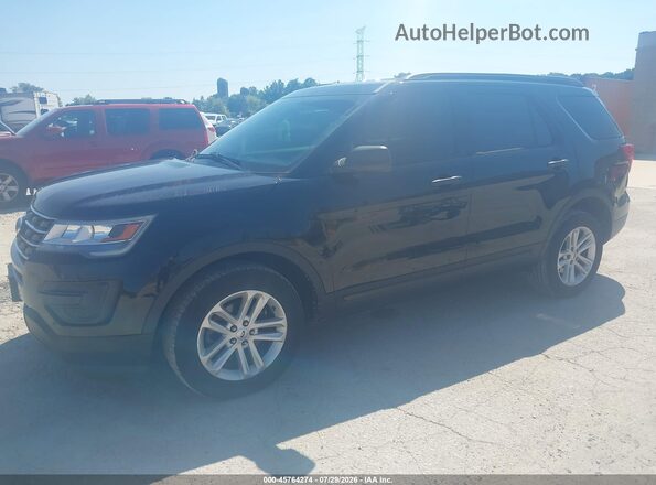 1FM5K8B85HGD72224 2017 FORD EXPLORER Black Przód lewy