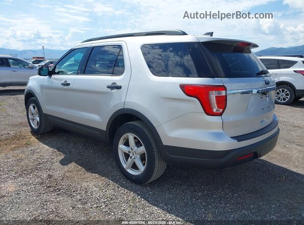 1FM5K8B85JGC01320 2018 FORD EXPLORER Silver Задня ліва чверть