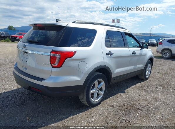1FM5K8B85JGC01320 2018 FORD EXPLORER Silver Задня права чверть