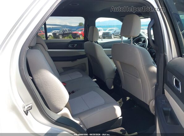 1FM5K8B85JGC01320 2018 FORD EXPLORER Silver Вид наклейки з VIN-кодом